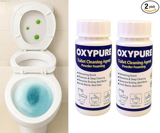 Oxypure toilet cleaning agent